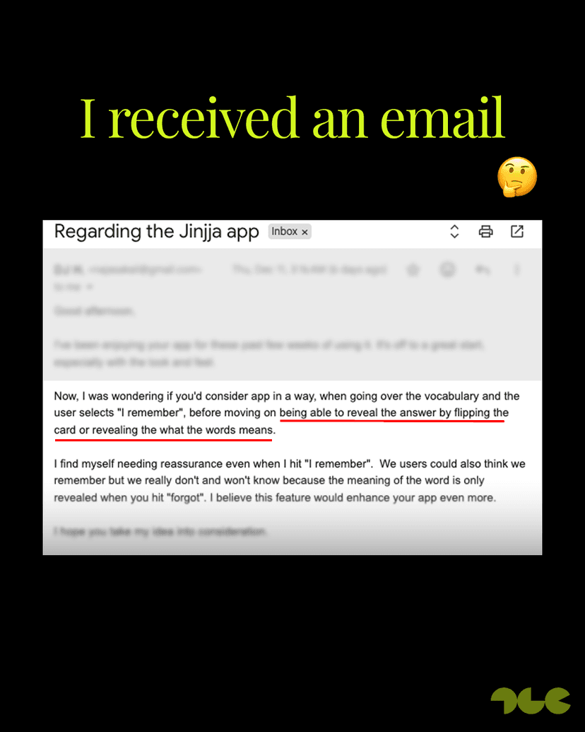 Now you can peek words.